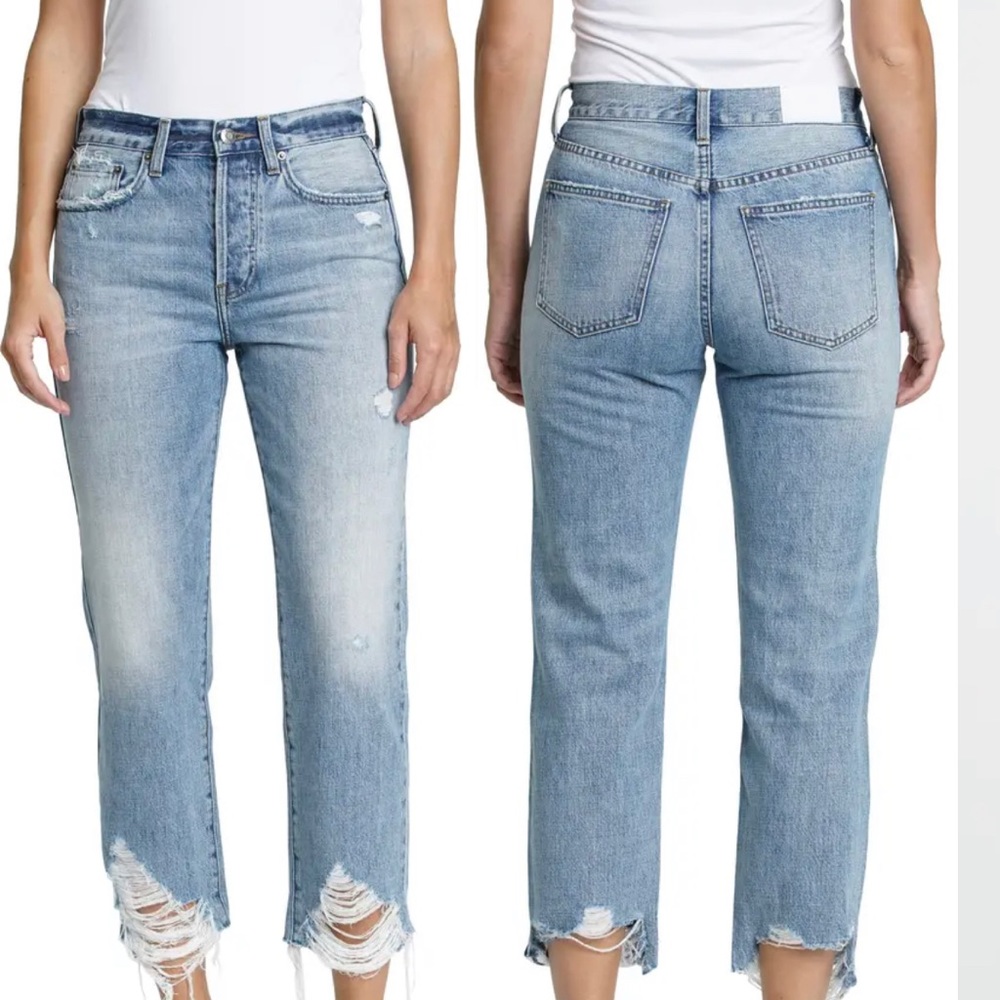 Charlie High Rise Straight Jeans NEW